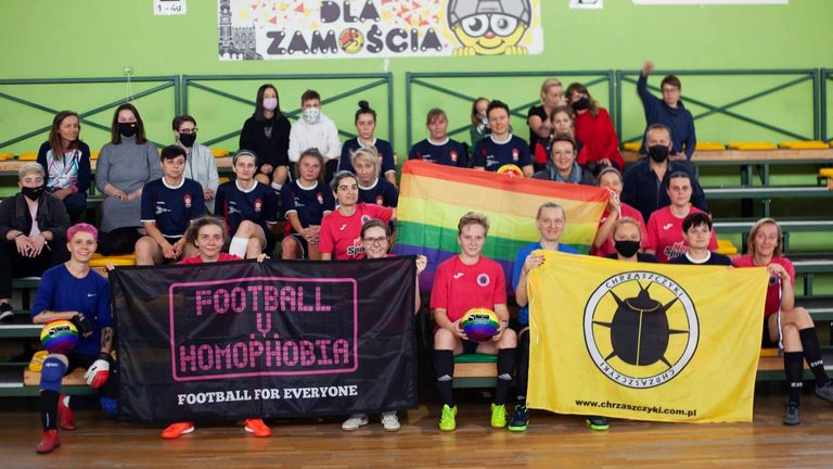 KS Chrzaszczyki - Queer Futbol event in Zamosc - Fotografie Katarzynki