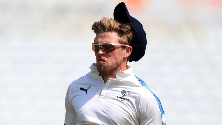 Yorkshire's David Willey  