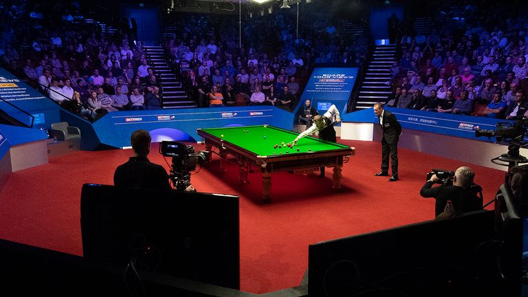 The Crucible Theatre will be at full capacity for the World Snooker final