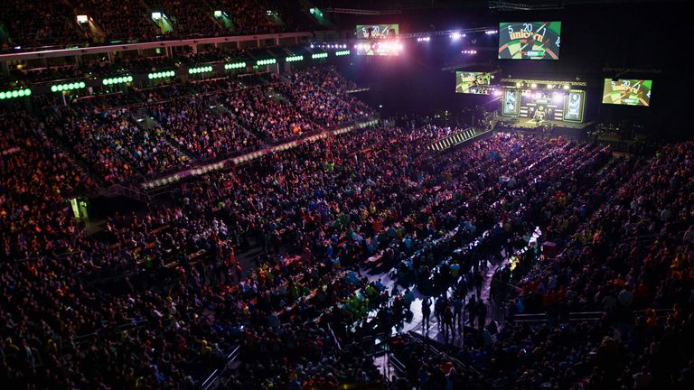 The Premier League will be held away from the usual bright lights and big crowds, although the PDC is hoping to accommodate a limited number of fans in May