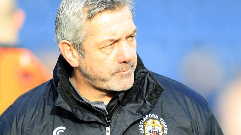 02/02/2020 - Rugby League - Betfred Super League - Toronto Wolfpack v Castleford Tigers - Emerald Headingley Stadium, Leeds, England -
Castlefords Head coach Manager Daryl Powell