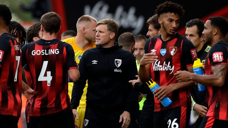 Eddie Howe led Bournemouth from League Two to the Premier League