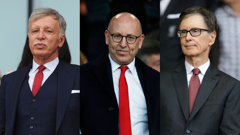 Stan Kroenke, Joel Glazer and John W. Henry