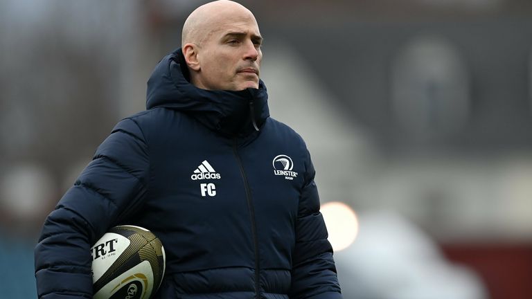 27 March 2021; Leinster backs coach Felipe Contepomi during the Guinness PRO14 Final match between Leinster and Munster at the RDS Arena in Dublin. Photo by Brendan Moran/Sportsfile