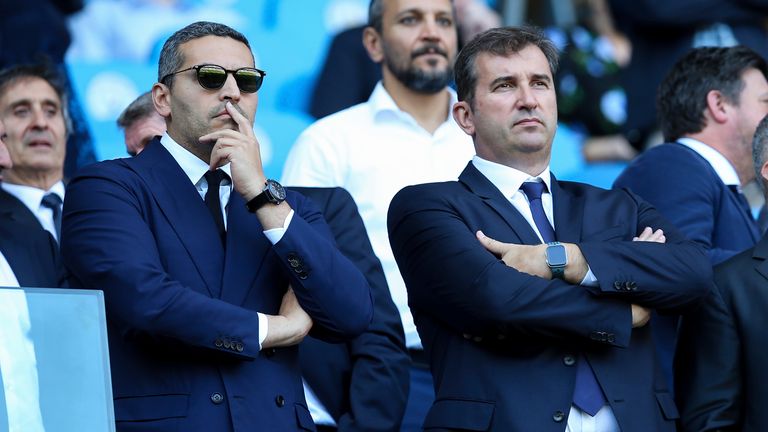 AP - Khaldoon Al Mubarak, Chairman of Manchester City and Ferran Soriano (right), Chief Executive Officer pictured in 2019