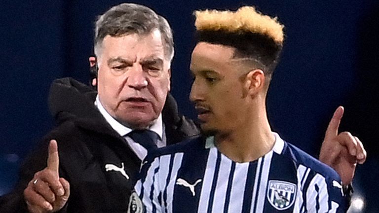 Sam Allardyce and Callum Robinson