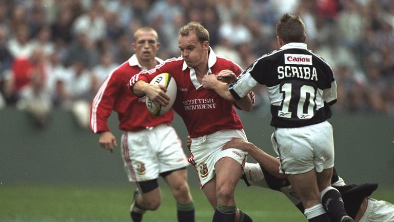 Townsend playing for the Lions in 1997 against Natal Sharks
