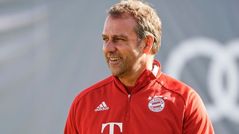 Hansi Flick guided Bayern Munich to the German domestic treble last season