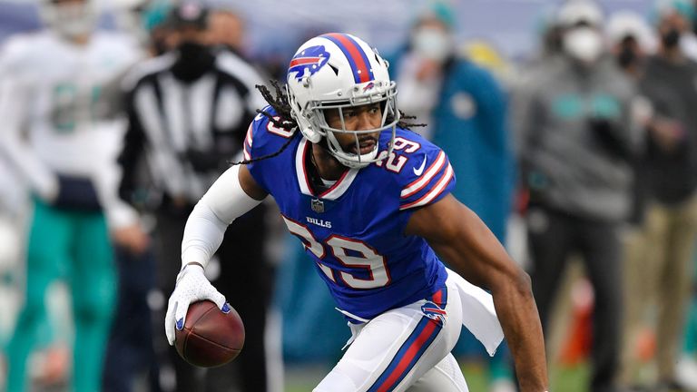 Josh Norman in action for the Buffalo Bills