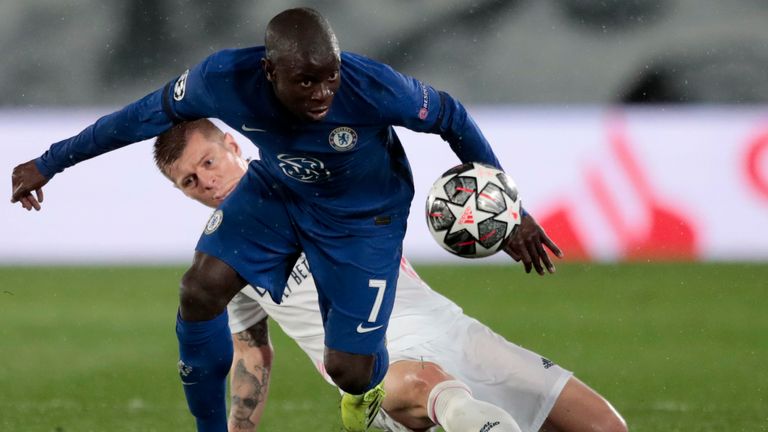 N'Golo Kante helped shackle Toni Kroos and Luka Modric