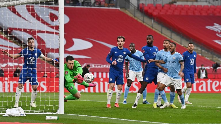 Kepa Arrizabalaga preserves Chelsea's clean sheet during the closing stages