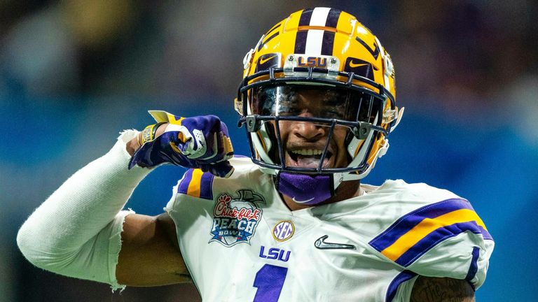 LSU'S Ja'Marr Chase is widely-expected to be the first wide receiver off the board (Cal Sport Media via AP Images)