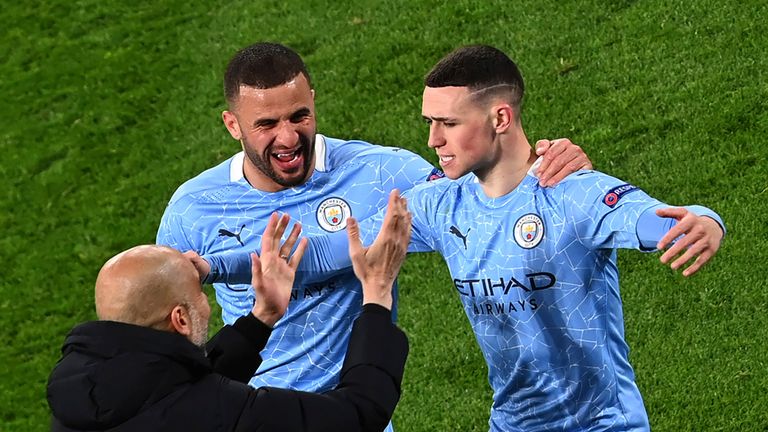 AP - Manchester City (Foden, Guardiola, Walker)