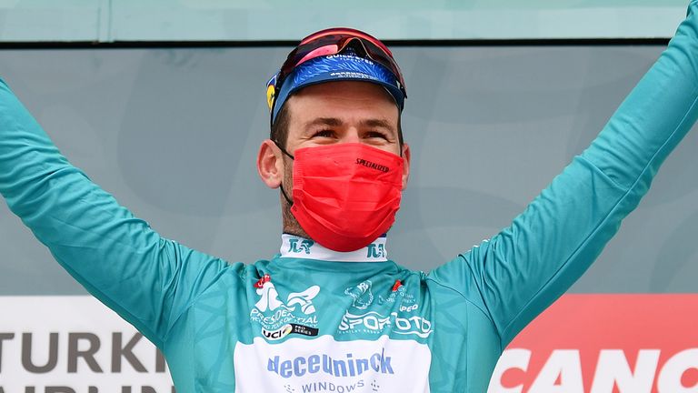 Mark Cavendish has won the second stage of the Tour of Turkey