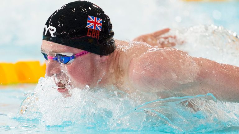 Team GB swimmer Max Litchfield (PA)