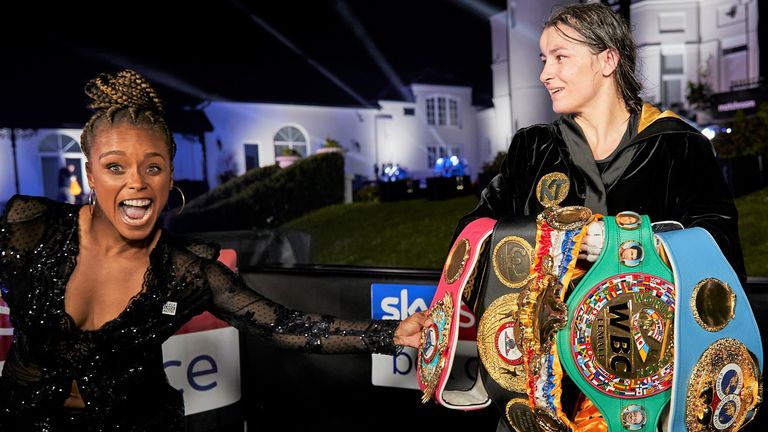 Natasha Jonas et Katie Taylor 