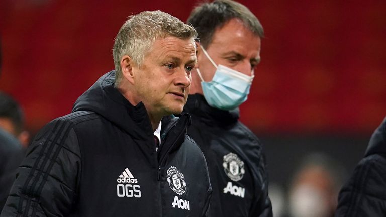 Ole Gunnar Solskjaer played a strong side despite the suspended trio