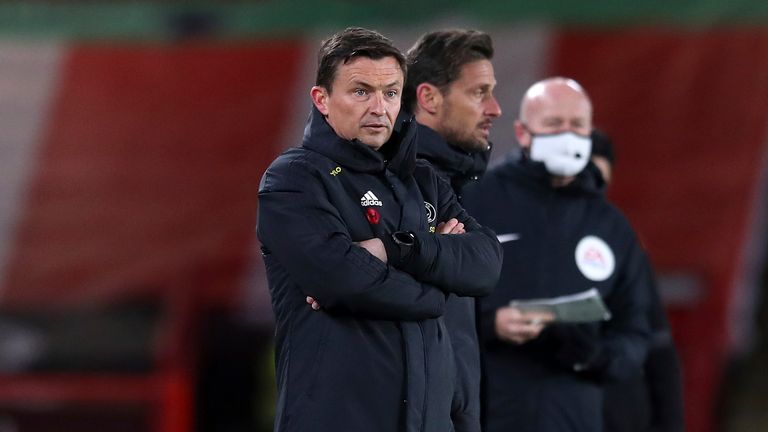 Paul Heckingbottom has seen his Sheffield United side concede 10 goals during his three Premier League games in charge