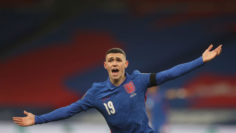 AP - Phil Foden on England duty