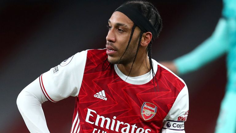 Pierre-Emerick Aubameyang n'a marqué à aucun de ses cinq derniers matchs pour Arsenal, et seulement neuf fois en Premier League toute la saison