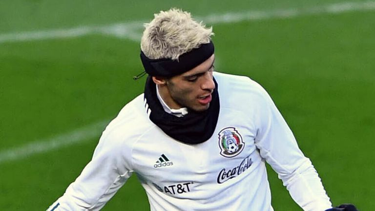 Raul Jimenez has been wearing protective headgear in training