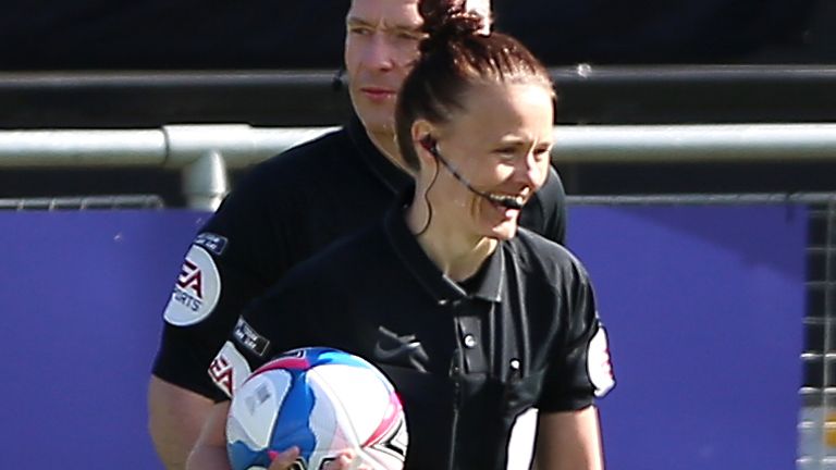 Welch smiled as she walked out onto the pitch at Wetherby Road