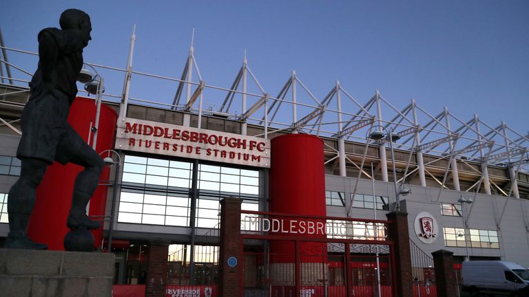 Middlesbrough&#39;s Riverside stadium