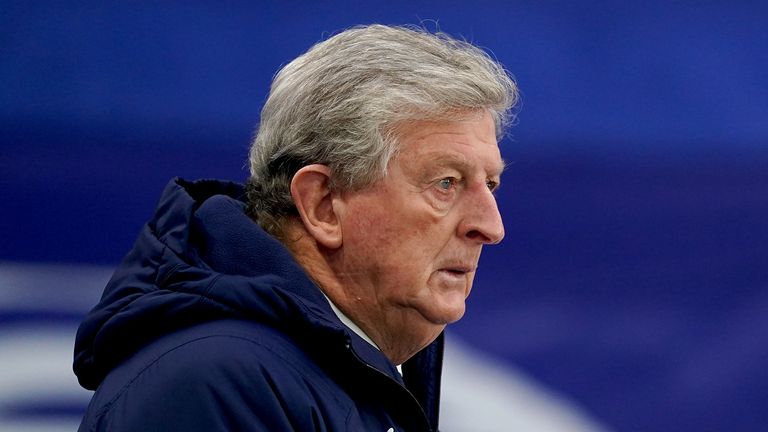File photo dated 02-01-2021 of Crystal Palace manager Roy Hodgson prior to the beginning of the Premier League match at Selhurst Park, London. Issue date: Friday March 12, 2021.