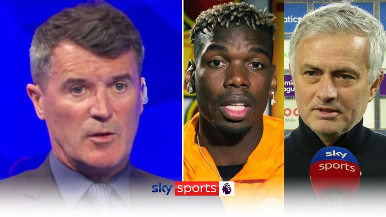 Roy Keane reacts to Paul Pogba&#39;s interview on Jose Mourinho