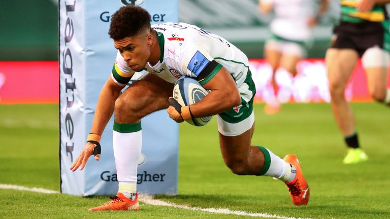 London Irish claimed a bonus point thanks to Ben Loader's late try