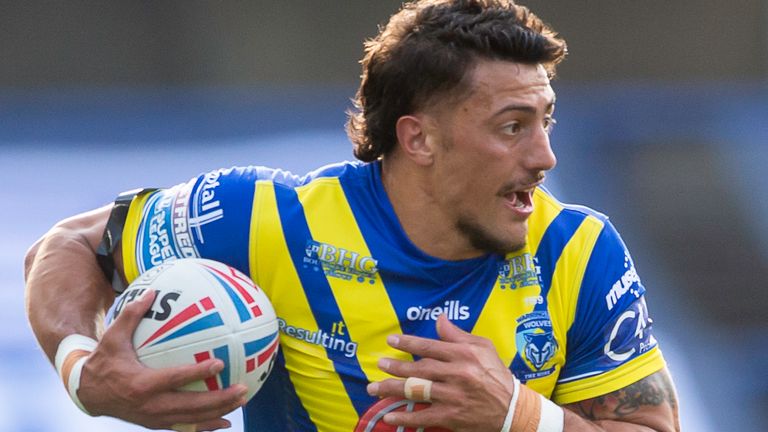 Leigh Centurions centre Anthony Gelling, pictured playing for Warrington in 2020