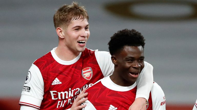 Bukayo Saka and Emile Smith Rowe's return to fitness has given Arsenal a boost ahead of their clash with Slavia Prague