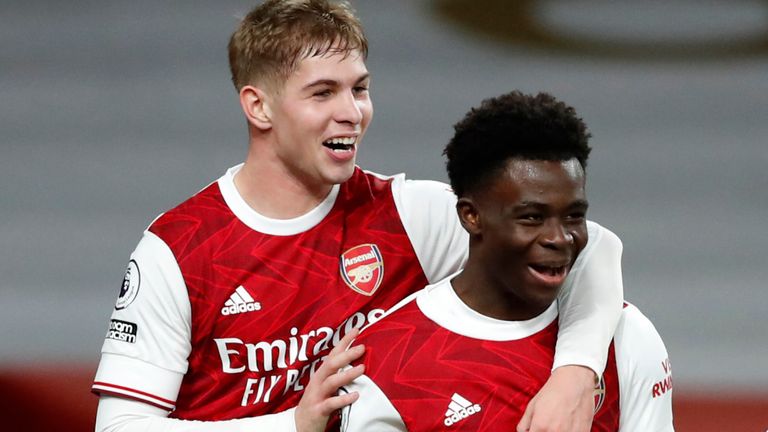 Bukayo Saka and Emile Smith Rowe's return to fitness has given Arsenal a boost ahead of their clash with Slavia Prague