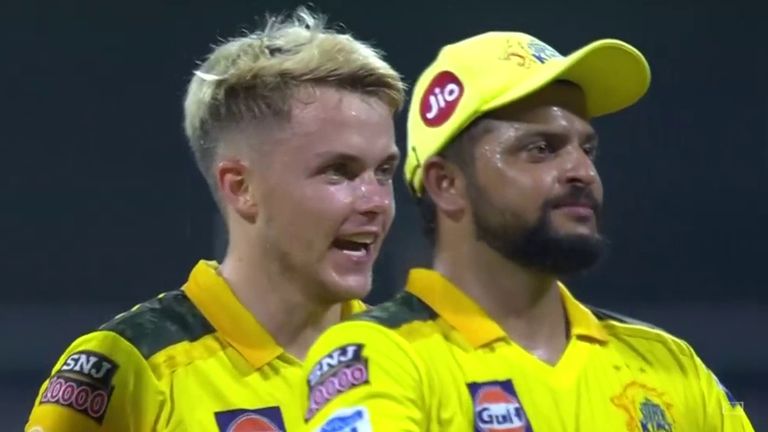 Sam Curran and Suresh Raina (Chennai Super Kings)