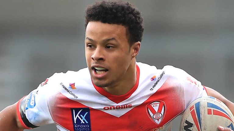 Regan Grace scored two tries in St Helens win over Leeds Rhinos to secure their place in the quarter-finals