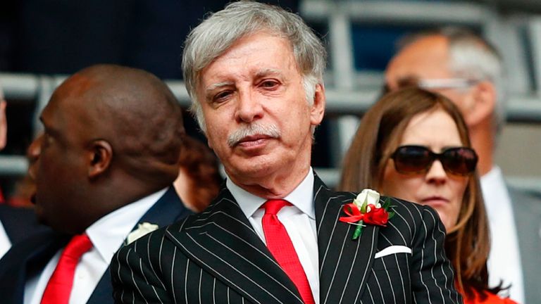 Stan Kroenke has no plans to sell Arsenal despite the European Super League backlash