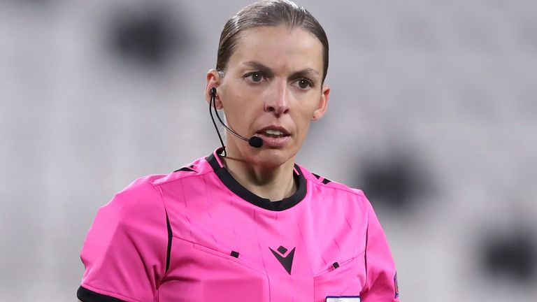 Stephanie Frappart will officiate at this summer's European Championships