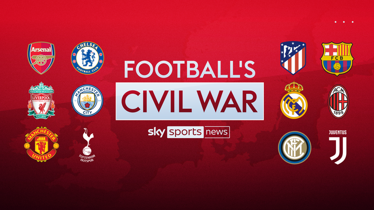 Football's Civil War graphic