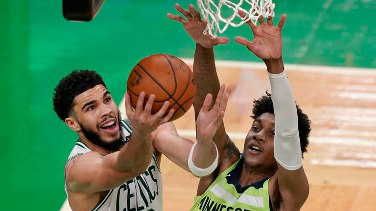 Minnesota Timberwolves up against the Boston Celtics in Week 16 of the NBA.