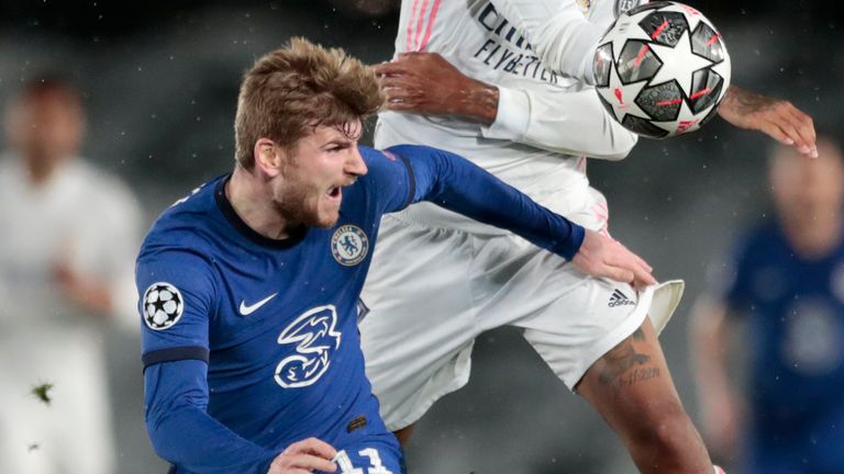 L'attaquant de Chelsea Timo Werner (AP)