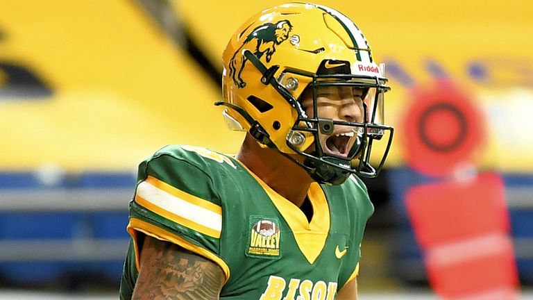 North Dakota State Bison quarterback Trey Lance  (Cal Sport Media via AP Images)
