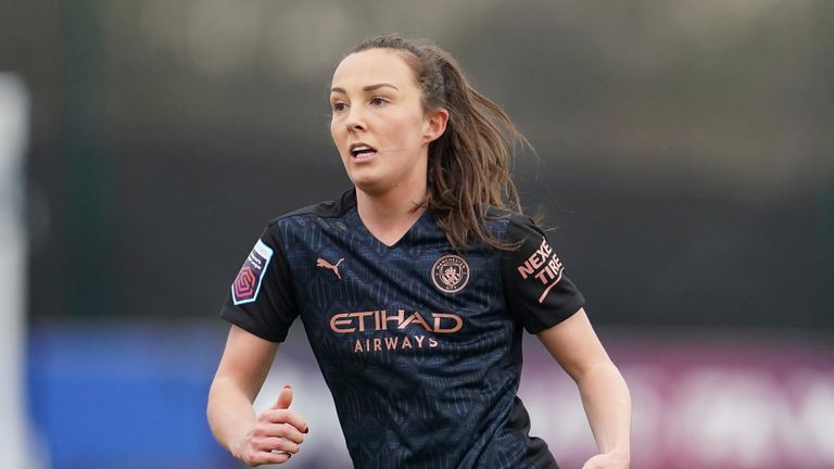 AP - Caroline Weir in action for Manchester City in the WSL