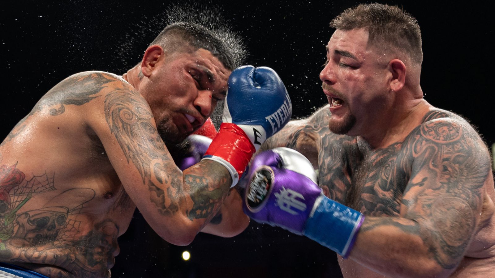 Andy Ruiz Jr survives a knock-down to outpoint Chris Arreola in his comeback fight | Boxing News | Sky Sports