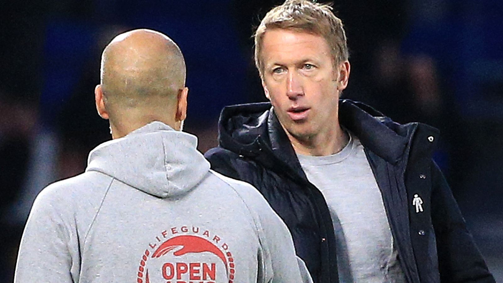 Graham Potter memohon maaf atas peranan dalam perselisihan Pep Guardiola selepas kemenangan Brighton menentang Man City |  Berita Bola Sepak |  Sukan Langit