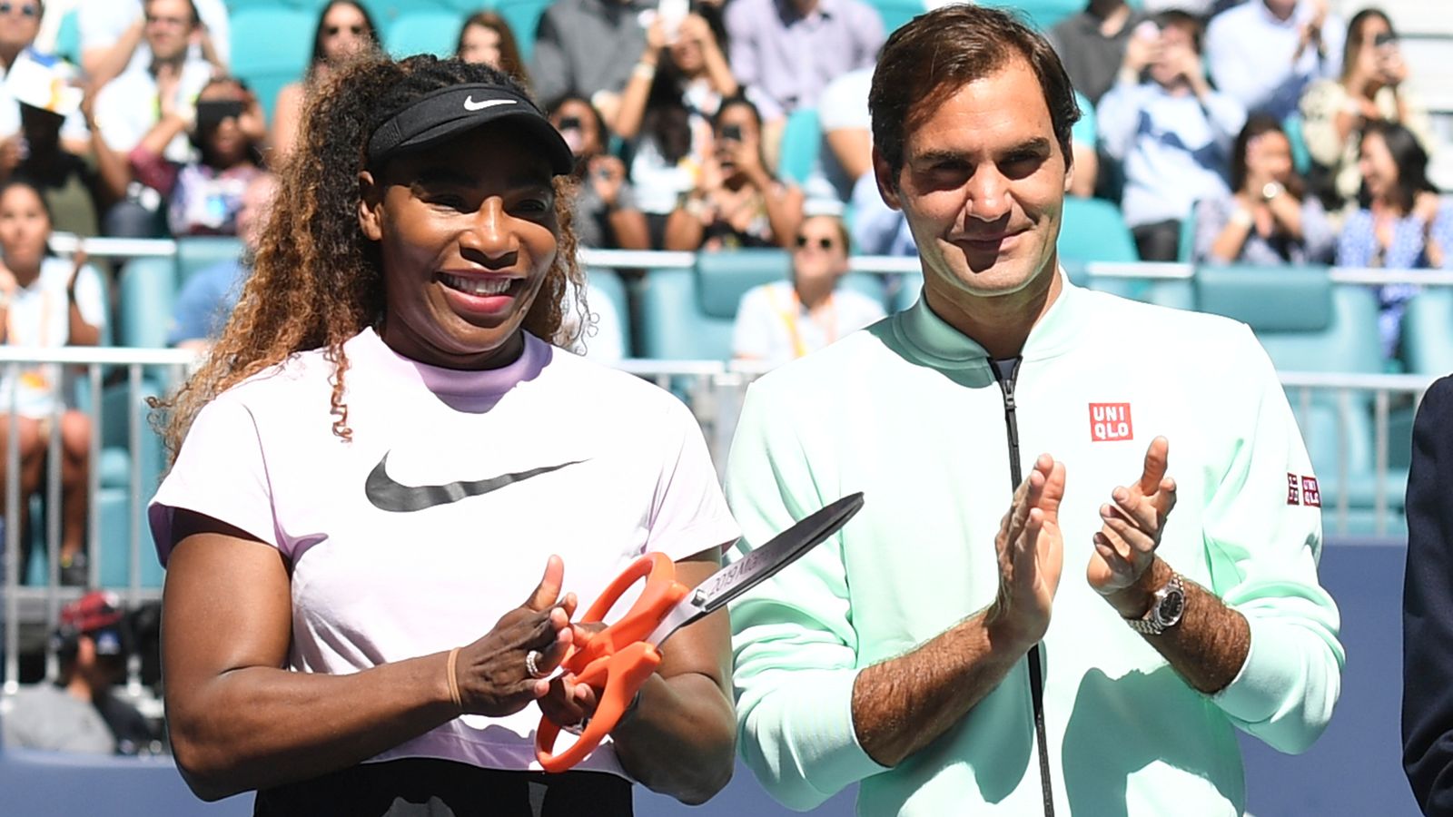 Serena Williams says Roger Federer gets her vote as the greatest men's ...