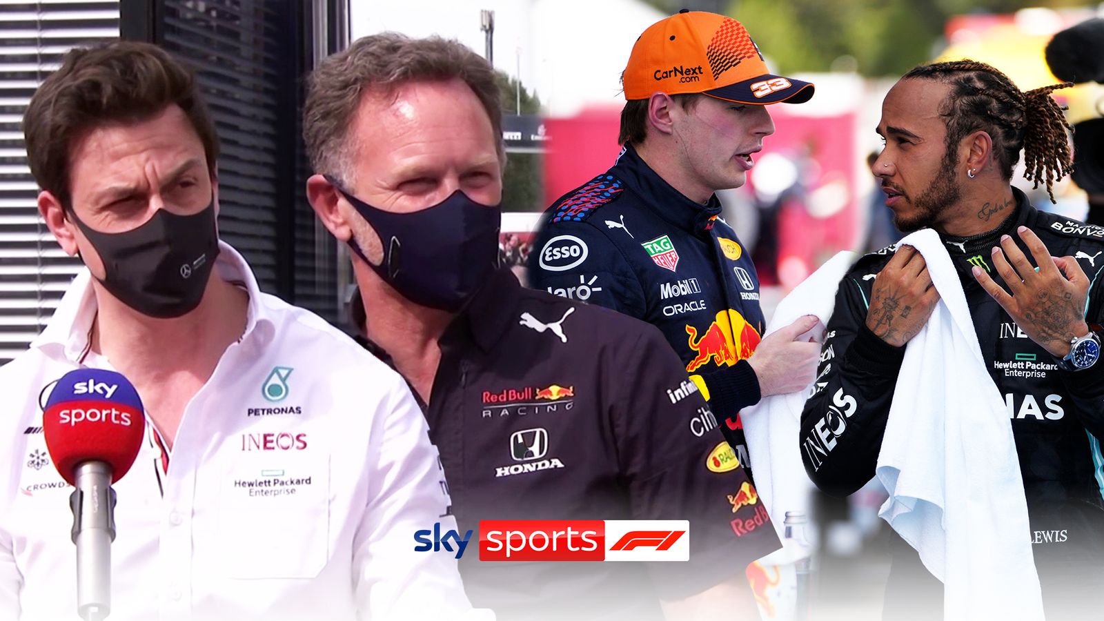 Red Bull's Christian Horner And Mercedes' Toto Wolff Discuss Spanish GP ...