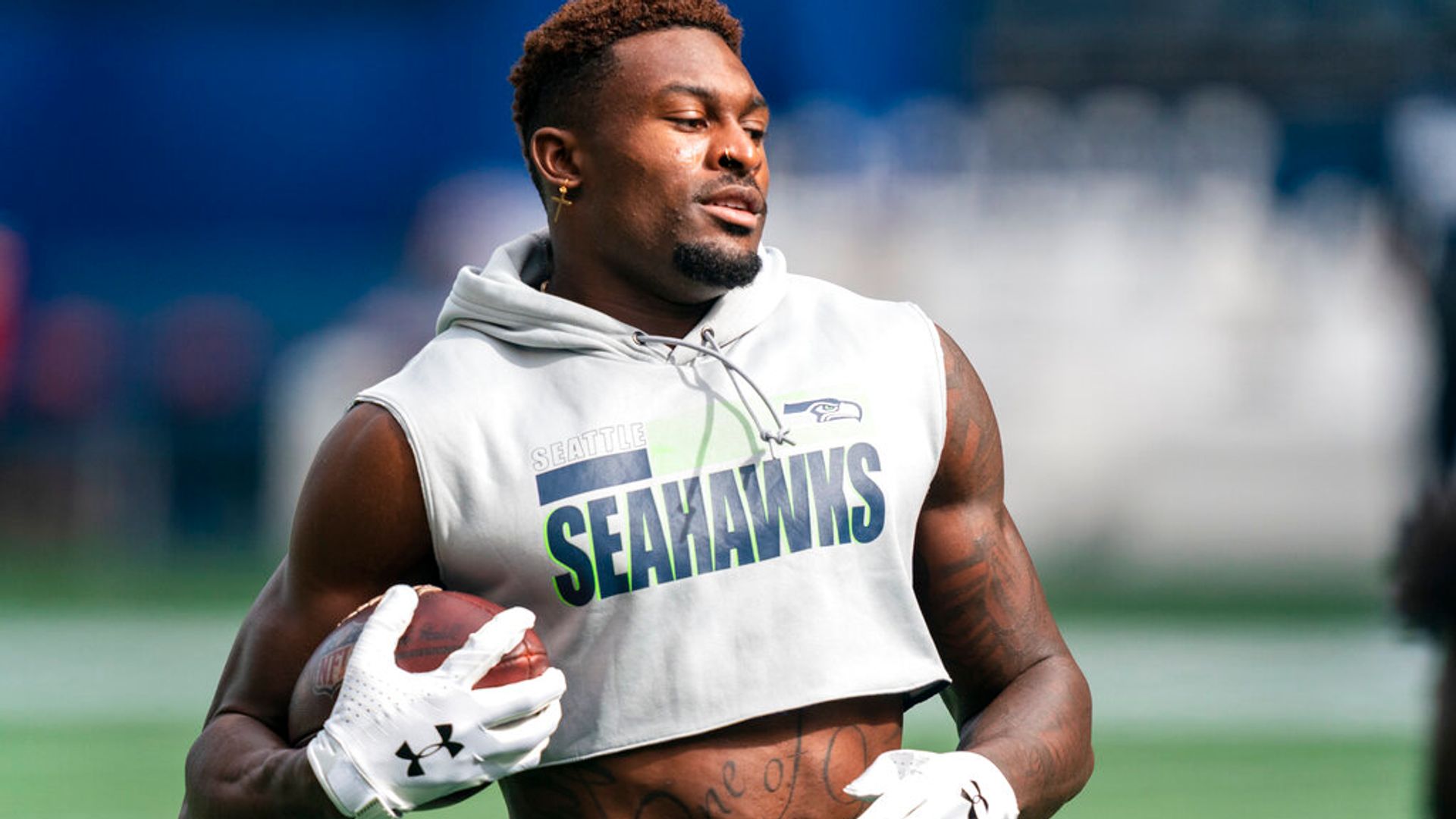 DK Metcalf last in 100m but clocks decent time