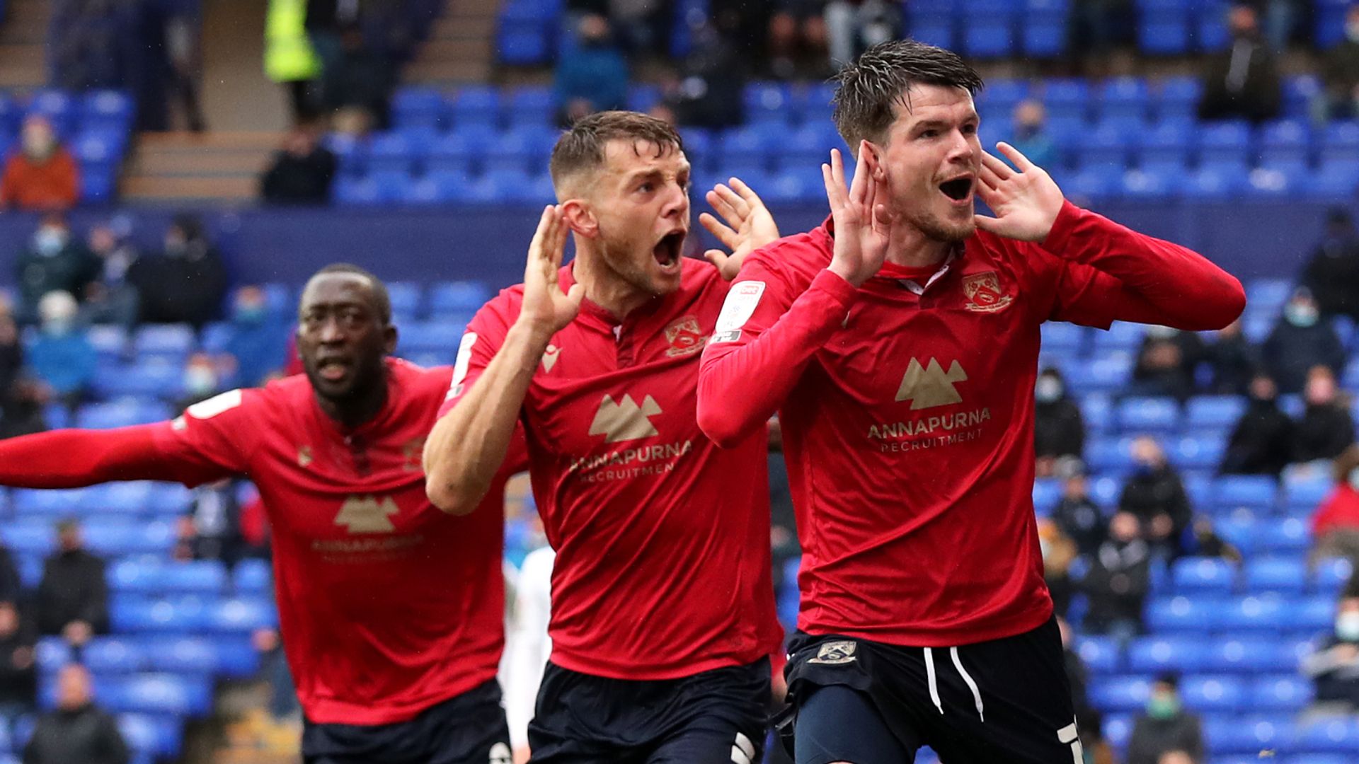 Morecambe edge Tranmere in first leg