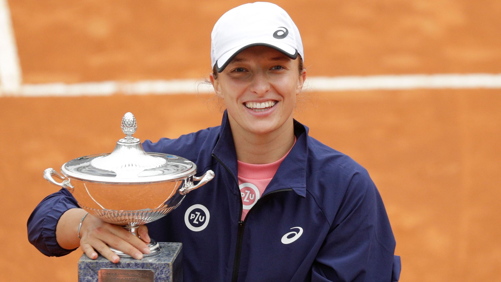 Iga Swiatek double bagels Karolina Pliskova to win the Rome WTA 1000 title Tennis News Sky Sports