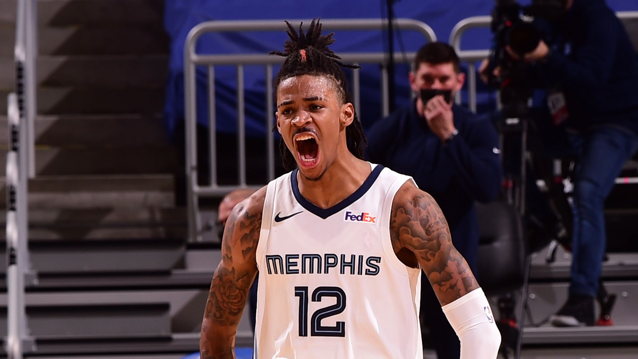 Ja Morant leads Grizzlies past Golden State Warriors in OT, Memphis take eighth seed in West NBA News Sky Sports